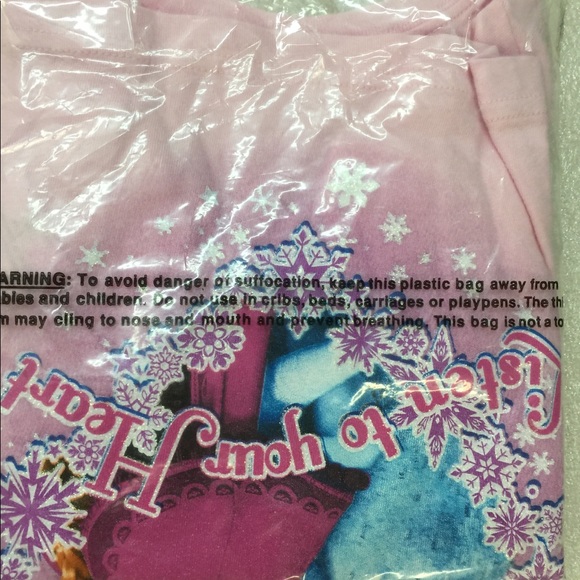 Disney Frozen Long Sleeve Printed Doubler T-Shirt - Picture 9 of 9